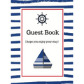 Nautical Guest Book Hardcover