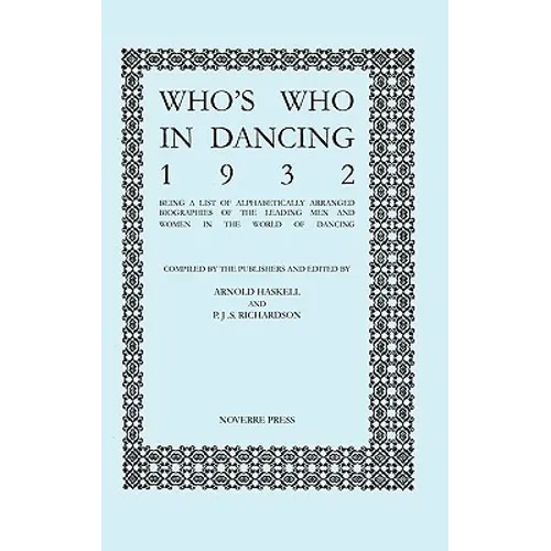 Who's Who in Dancing 1932