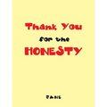 Thank You for the Honesty