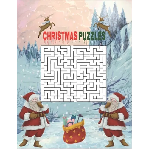 christmas puzzles: (Highlights Puzzles christmas Activity Books ages 4-8 )