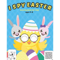 I Spy Easter Activity Book for Kids Ages 4-8: A Fun Activity Easter Things with Guessing Game, Word Search, Mazes and Coloring Pages for Kids, Todddle