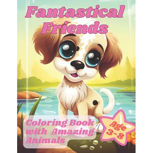 Fantastical Friends: Coloring Book with Amazing Animals: Coloring Journey with Little Animals