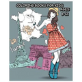 Coloring Books For Kids Ages 8-12: Paris Fashions Coloring Book For Fashion Lover