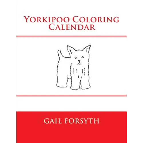 Yorkipoo Coloring Calendar