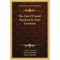 The Fate of Small Business in Nazi Germany