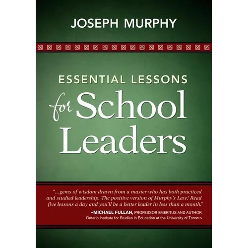 Essential Lessons for School Leaders