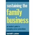 Sustaining the Family Business