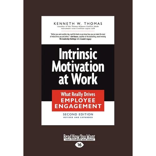 Intrinsic Motivation at Work: What Really Drives Employee Engagement (Large Print 16pt)