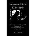 Immanuel Kant 1724-1924