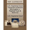 U.S. Supreme Court Transcript of Record McLoughlin V. Raphael Tuck & Sons Co