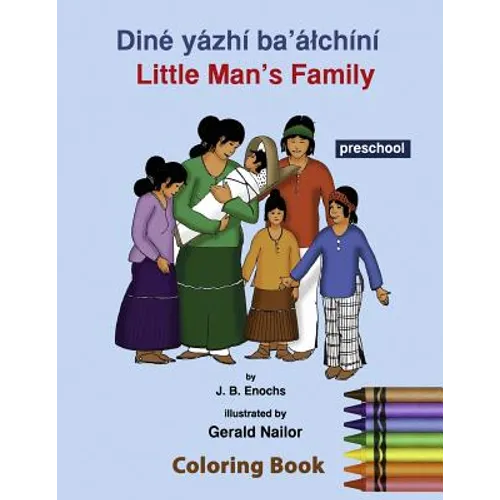 Little Man's Family Coloring Book: Preschool Level: Preschool