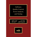 Software Quality Control, Error, Analysis