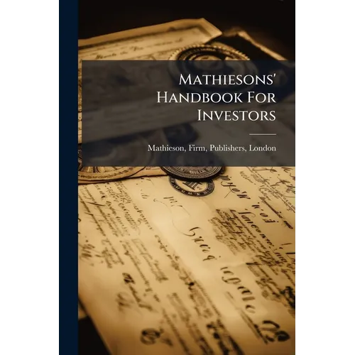 Mathiesons' Handbook For Investors