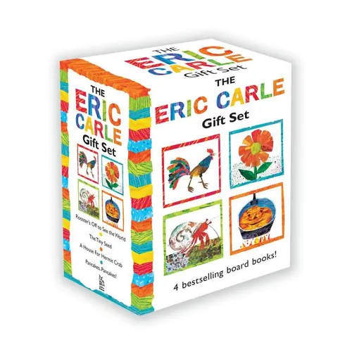 The Eric Carle Gift Set (Boxed Set): The Tiny Seed; Pancakes, Pancakes!; A House for Hermit Crab; Rooster's Off to See the World