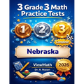 3 Nebraska NSCAS Grade 3 Math Practice Tests: Full-Length Test Prep with Detailed Answer Explanations