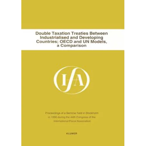 Double Taxation Treaties Between Industrialised And Developing Co