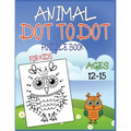Animal Dot To Dot Puzzle Book For Kids Ages 12-15