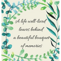 In Loving Memory Condolence Book (Hardback cover)