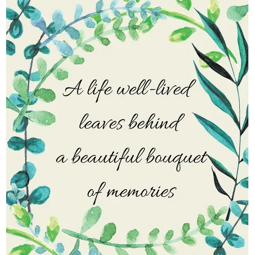 In Loving Memory Condolence Book (Hardback cover)