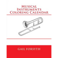 Musical Instruments Coloring Calendar