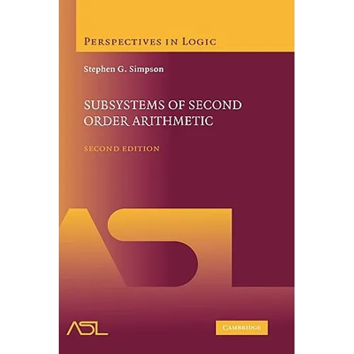Subsystems of Second Order Arithmetic