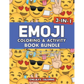 Emoji Coloring & Activity Book Bundle: 3-in-1 250+ Pages of Pure Fun and Creativity: Drawing Guides, Coloring Pages & Activity Pages
