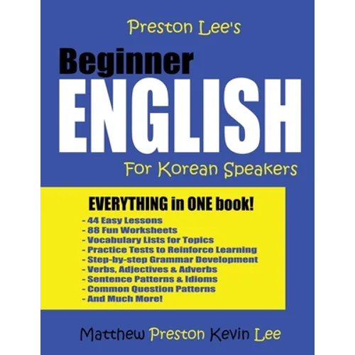 Preston Lee's Beginner English For Korean Speakers