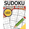 Sudoku Puzzle Books LARGE Print: Easy, Medium to Hard Level Puzzles for Adult