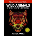 Wild Animals Coloring Book: Stress Relieving Wild Animal Designs for Anger Release, Adult Relaxation and Meditation