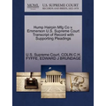 Hump Hairpin Mfg Co V. Emmerson U.S. Supreme Court Transcript of Record with Supporting Pleadings