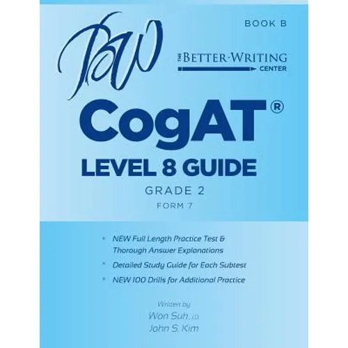 CogAT Level 8 (Grade 2) Guide: Book B