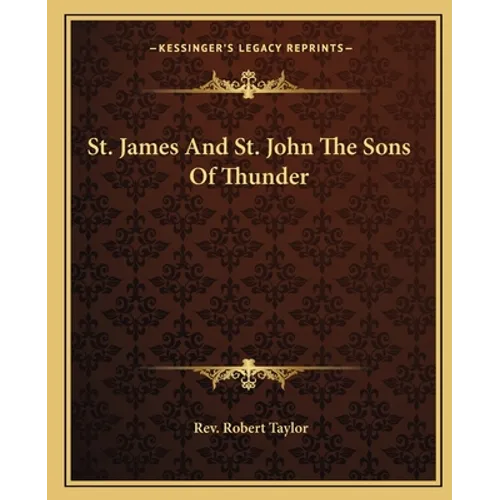 St. James And St. John The Sons Of Thunder