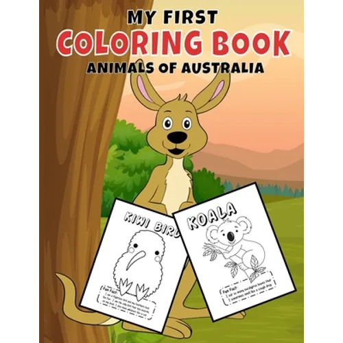 My First Coloring Book: Animals Of Australia