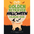 Cute Golden Retriever Halloween Coloring Book
