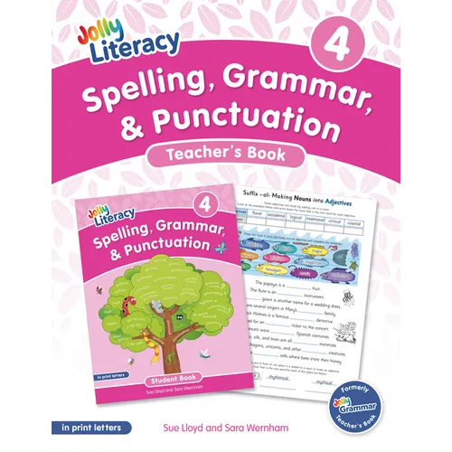 Spelling, Grammar, & Punctuation Teacher's Book 4: In Print Letters (American English Edition)