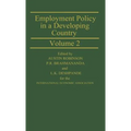 Employment Policy in a Developing Country: A Case-Study of India