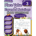 Place Value and Expanded Notations Math Workbook 3rd Grade: Place Value Grade 3, Expanded and Standard Notations with Answers