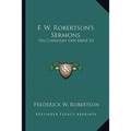 F. W. Robertson's Sermons: On Christian Doctrine V3