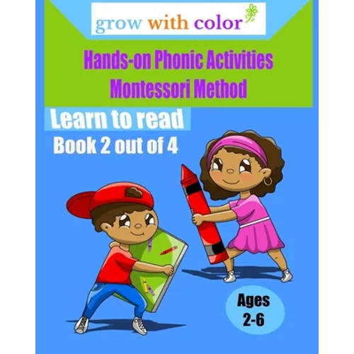 Hands-on Phonic Activities Montessori Method: Learn to Read Book 2