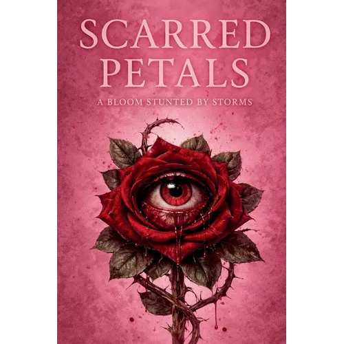 Scarred Petals: A Bloom Stunted by Storms