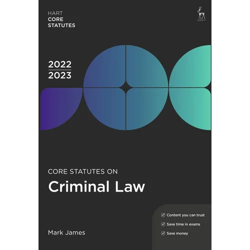 Core Statutes on Criminal Law 2022-23