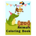 Zoo Animals Coloring Book: Easy Funny Learning for First Preschools and Toddlers from Animals Images