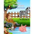 Zoo Animals - Coloring Book: 100 Coloring Pages For Kids Ages 4-8