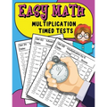 Easy Math Multiplication Timed Tests: Daily Math Practice For Grades 3-5, Multiplication Workbook