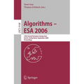 Algorithms - ESA 2006: 14th Annual European Symposium, Zurich, Switzerland, September 11-13, 2006, Proceedings