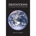 Definitions: On the Language of Evolution and Intelligent Design