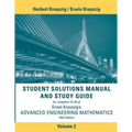 Advanced Engineering Mathematics, 10e Student Solutions Manual and Study Guide, Volume 2: Chapters 13 - 25