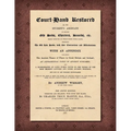 Court-Hand Restored [1879]