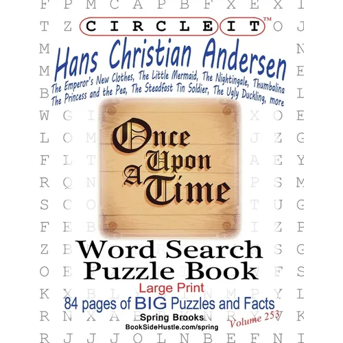 Circle It, Hans Christian Andersen, Word Search, Puzzle Book
