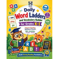 Daily Word Ladders and Vocabulary Builder for Grades K-1: Interactive Kids Weekly Workbook to Improve Reading, Spelling, and Phonics 100+ Engaging Rep